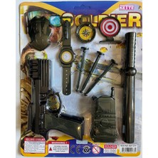 Mavi Su Dünyası Asker Seti Yeşilli Full Set Oyuncak