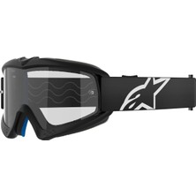 Alpinestars Vision Youth Mx Atv Mtb Off Road Gözlüğü (Siyah - Şeffaf Lens)