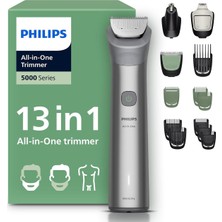 Philips 5000 Serisi 13IN1,ERKEK Bakım Seti,yüz/saç/vücut Tıraş Makinesi,ıslak/kuru Kullanım,m