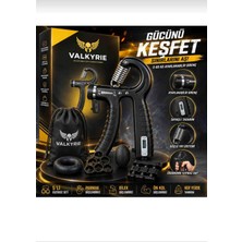 Nisibis Home Valkyrie Ayarlanabilir El ve Önkol Güçlendirici - 5-60 kg Dijital Sayaclı El Sıkma Aleti Seti