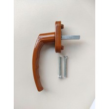 Pvc Pimapen Pencere Kolu Balkon Sürme Kapı Kolu (1, Açık Kahve)