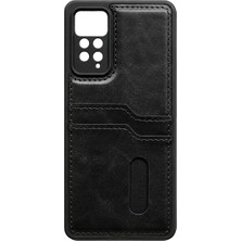 Coolacs Xiaomi Redmi Note 12 Pro 4g Uyumlu Deri Kartvizitli Kartlıklı Premium Telefon Kılıfı Kapak