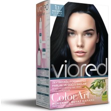 Viored Color Art Set Saç Boyası 1.1 Mavi Siyah