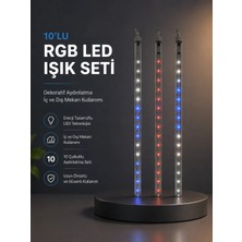 Argesco Mühendislik Kayan Yıldız Efektli Rgb LED Işık Seti Iç ve Dış Mekan Kullanımı