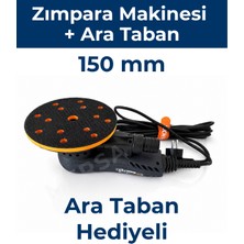 Maxxt Zımpara Makinesi 150 mm - Brushless Eksantrik 350 W – Ara Taban Hediyeli Set (MOS350C-5.0)