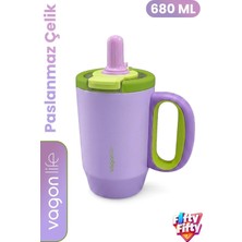Içli Termos Bardak 1000 ml Siyah Kola