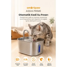 Smartpaw Aqua Prime Kedi Su Pınarı (Distribütör Garantili)
