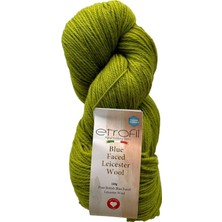 Etrofil Blue Faced Leicester Saf Yün Örgü Ipi 100 gr 74182 Yosun Yeşili