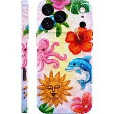 WANNA PROTECT iPhone 17 Pro Max Sea Summer Protect Slim Parlak Tam Kaplayan Baskı Kamera Korumalı Telefon Kılıfı