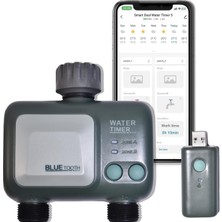 Johgee Bahçe Sulama Bilgisayarı, Wifi Hub, 2 Çıkış, Su Geçirmezlik Ipx5, Otomatik Sulama, Bah