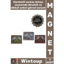 Wintoup #magnet Dekoratif Koleksiyon Turistik Hediye Şehir Konsept Hareketli Sarkaçlı Istanbul Temalı Magnet