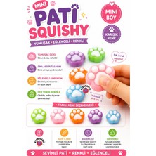 Oyun Kafası Mini Pati Squishy Oyuncak Renkli Yumuşak Sıkılabilir Oyuncak Karışık Renk 1 Adet