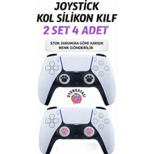 Oyun Kafası Joystick Kol Silikon Koruyucu Kılıf ( Ps4, Ps5 ) Karışık Renk Gönderilir.