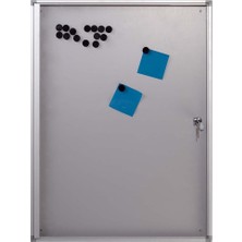 mt Displays Ofis Ilan Panosu Manyetik Zeminli, Tek Kilitli, 47,4 x 65,7 cm
