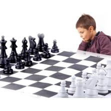 Oyun Kafası Büyük Boy Çantalı Santranç Takımı, Eğlenceli ve Taşınabilir Oyun Seti