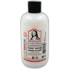 Resim Verniği 250 ml Su Bazlı 1 Adet Resim Parlatıcı Vernik 250 ml 1 Adet