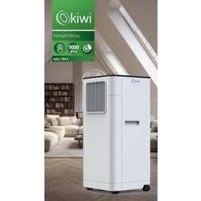 Kiwi Portatif Klima 9000 Btu Soğutmalı Taşınabilir Klima Beyaz, 8681438113917