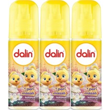 Dalin Bebek Kolonyası 150ML Peri Masalı (Yasemin-Portakal Çiceği-Paçuli Kokulu) (3 Lü Set)
