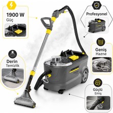 Karcher Puzzi Profesyonel Halı Yıkama Makinesi 10L Ticari Sınıf Derin Temizlik, Ofis Otel ve Yoğun Kullanım Için Endüstriyel Güç