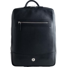 Deri Laptop Sırt Çantası 38X26X6 cm Modern Tasarım