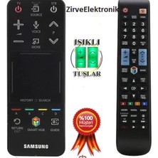 Samsung Uyumlu Akıllı Kumanda Yerine Yardımcı Yedek Kumanda