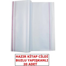 TAN EXPRESS Hazır Yapışkanlı Kitap Kabı Buzlu Şeffaf 20 Li