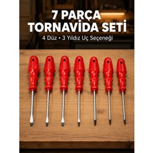 tp 7 Parça Tornavida Seti Manyetik Uç Ergonomik Sap - Lisinya