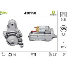 Valeo 438158 Marş Motoru Komple (12V 2.2kw) Opel Movano A 00> Vıvaro A 03> Renault Master Iı 01> Trafıc 03> 2.2 Dtı-Dcı 2.5 Cdtı-Dcı 93859444-93190996-8200225336