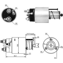 Valeo 594183 Mars Otomatıgı 12V Peugeot Partner / Renault Kangoo 1.9 D (Cıvatalı) D6RA P309 594183-182626