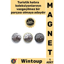 Wintoup #magnet Gazoz Kapağı Tasarımlı Nostaljik Metal Buzdolabı Hediyelik Dekoratif Istanbul Temalı Magnet