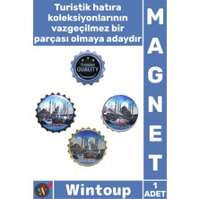 Wintoup #magnet Turistik Şık Hediye Buzdolabı Dekoratif Nostaljik Model Istanbul Temalı Gazoz Kapağı Magnet