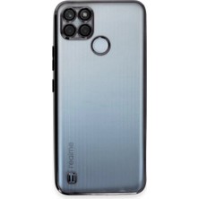 Magicool Realme C25Y Kılıf Razer Lensli Silikon - Siyah
