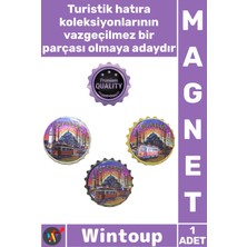 Wintoup #magnet Nostaljik Dekoratif Buzdolabı Hediyelik Turistik Şehir Istanbul Temalı Gazoz Kapağı Magnet