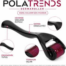 Polatrends 540 Iğneli Derma Roller 1 mm Iğne Cilt Yüz Vücut Yenileme Masaj Aleti