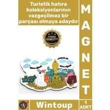 Wintoup #magnet Hediyelik Hatıra Buzdolabı Süsü Estetik Dekoratif Tasarım Model Şık Istanbul Temalı Magnet