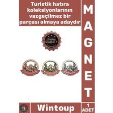 Wintoup #magnet Ayasofya Figürlü Yuvarlak Tasarım Dekoratif Hediyelik Eşya Şık Istanbul Temalı Metal Magnet