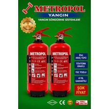 Mega Metropol 2 kg Iki Adet Abc Kuru Tozu Yangın Söndürme Tüpü. Yangın Söndürme Cihazı. Yangın Söndürücü. Yangın Söndürme Cihazları. Yangın Söndürme Malzemeleri. Yangın Tüpleri
