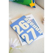 Matt Notebook 2026-2027 B5 Akademik Ajanda 17X24 cm - 17 Aylık Mavi