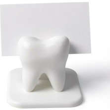 Sepetzone 3D Baskılı Diş Temalı Kartvizit Tutucu