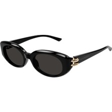 Alexander Mcqueen AM0469S 001 Siyah Gri Kadın Güneş Gözlüğü
