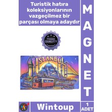 Wintoup #magnet Model Lazer Kesim Üç Boyutlu Hediyelik Dekoratif Şehir Silüeti Ahşap Istanbul Temalı Magnet