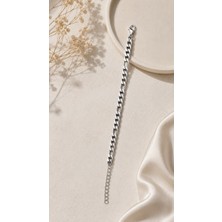 Adata Jewelry Çelik Ince Ezme Zincir Kadın / Erkek Bileklik Uzatma Zincirli