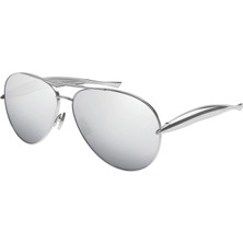 Bottega Veneta BV1305S 003 Gümüş Unisex Güneş Gözlüğü