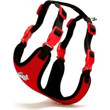 AvantajAl Doggie Yumuşak Softlu Köpek Göğüs Tasması 40/45 cm Kırmızı