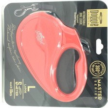 AvantajAl Doggie Master Seri Otomatik Makaralı Köpek Gezdirme 50 kg / 5 M Pembe