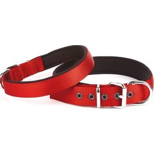 AvantajAl Doggie Konfor Seri Dokuma Köpek Boyun Tasması 5X50-60CM Kırmızı