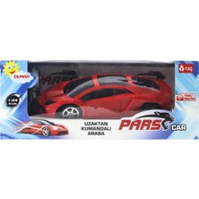 Tastech 1:24 Pilli Uzaktan Kumandalı Oyuncak Araba 2 Fonksiyonlu Pars Lamborgini Ileri Geri Fonksiyonlu