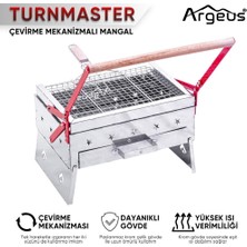 Çevirme Mekanizmalı Krom Mangal - Argeus Turnmaster