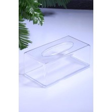 Clear Peçete Organizeri Şeffaf Z Peçetelik Akrilik Peçetelik Şeffaf 21 x 19
