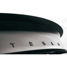 Tesla Model Y ile Uyumlu Bagaj Yazısı (Tesla) Siyah | Juniper Uyumlu Değildir